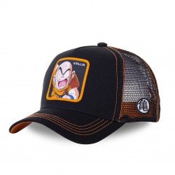 Casquette trucker Capslab Dragon Ball Z Krillin Noir