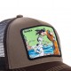 Casquette trucker Capslab Dragon Ball Z Namek Marron