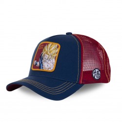 Casquette trucker Capslab Dragon Ball Z Super sayan Bleu