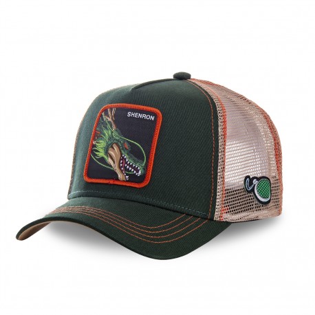 Casquette trucker Capslab Dragon Ball Z Shenron Kaki