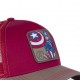 Casquette trucker Capslab Marvel Captain America Rouge