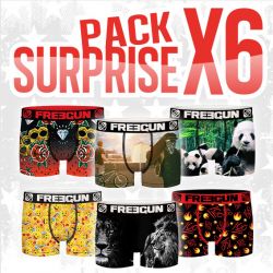 PACK DE 6 BOXERS SURPRISE