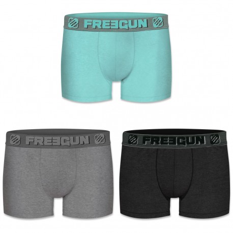 Boxers homme coton Packx3 Freegun E1