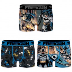 Boxers homme microfibre Packx3 Freegun DC Comics Batman E2