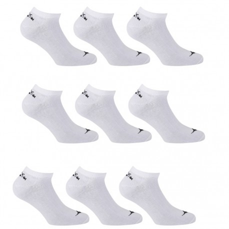 Lot de 9 Paires de Chaussettes  homme Blanc - DIAD/1TCX9/9155/B