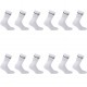 Lot de 12 Paires de Chaussettes Tennis homme Blanc - DIAD/1TENX12/9055B