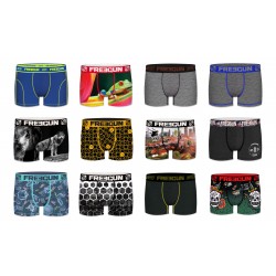 Lot de 12 boxers suprise homme Freegun