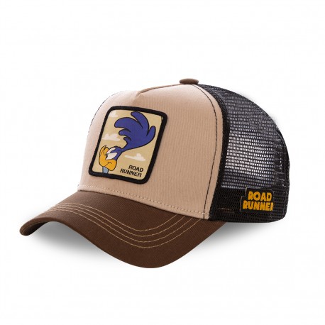 Casquette Capslab Looney Tunes Bip Bip Marron