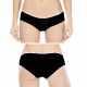 Boxer fille Miss Freegun soft touch Noir et Orange