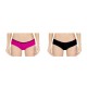 Boxer fille Miss Freegun soft touch Noir et Rose