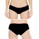 Boxer fille Miss Freegun soft touch Noir et Rose