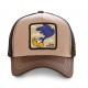 Casquette Capslab Looney Tunes Bip Bip Marron