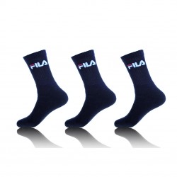 Lot de 3 paires de chaussettes Tennis homme Fila 43 Bleu