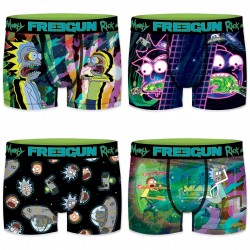 Pack de 4 boxers homme Freegun Rick and Morty  FG/REM/AM/1/PK4/G1