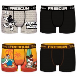 Pack de 4 boxers homme Freegun Disney G1