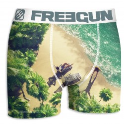 Boxers homme microfibre Packx4 Freegun E7