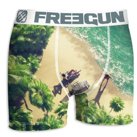 Boxers homme microfibre Packx4 Freegun E7