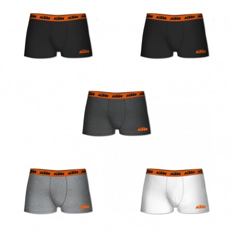 Lot de 5 boxers homme en coton KTM3 Multicolore