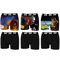 Lot De 6 Boxers Star Wars Dark Vador