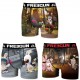 Boxers homme microfibre Packx3 Freegun Lapin Cretin E1