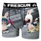 Boxers homme microfibre Packx3 Freegun Lapin Cretin E1