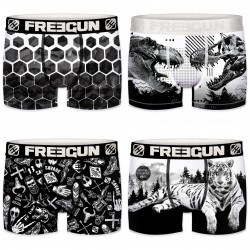 Lot de 4 boxers homme Freegun G1