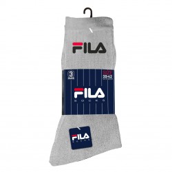 Lot de 3 paires de chaussette tennis Fila Gris