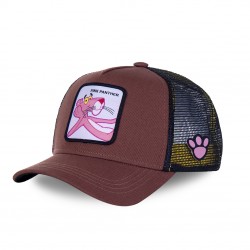 Casquette Capslab Pink panther Marron