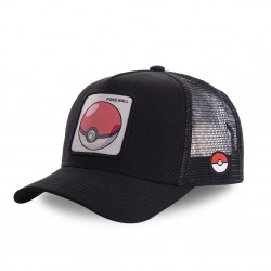 Casquette Capslab Pokemon Pokeball Noir