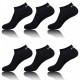 Lot de 6 paires de Tiges courtes homme Fila Noir