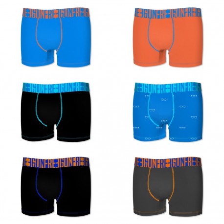 Lot de 6 boxers homme Freegun G2