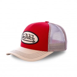 Casquette baseball Von Dutch Colors Rouge et Blanc