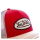 Casquette baseball Von Dutch Colors Rouge et Blanc
