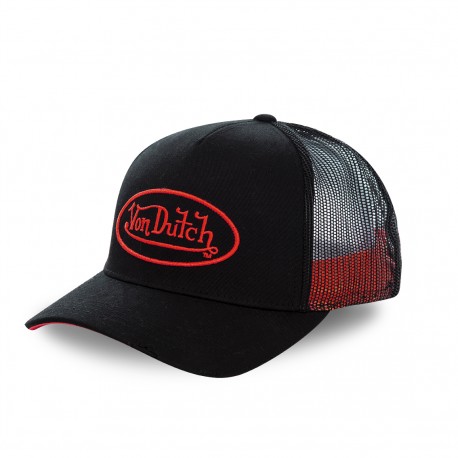 Casquette baseball Von Dutch Neon Rouge