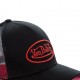 Casquette baseball Von Dutch Neon Rouge