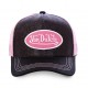 Casquette trucker Von Dutch Flakes Noir et Rose