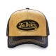 Casquette trucker Von Dutch Flakes Or et Noir