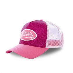 Casquette trucker Von Dutch Flakes Rose