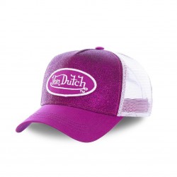 Casquette trucker Von Dutch Flakes Violet