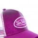 Casquette trucker Von Dutch Flakes Violet