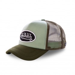 Casquette trucker Von Dutch Fao-M  Vert Kaki