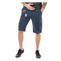 Bermuda homme Von Dutch Texas'19 Bleu Marine