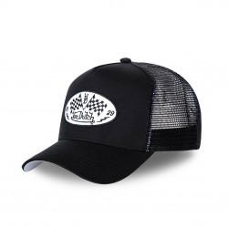 Casquette trucker Von Dutch Damier Noir