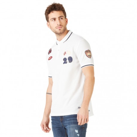 Polo homme Von Dutch Cooper Blanc