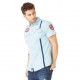 Chemise manches courtes homme Von Dutch Haro Bleu Ciel