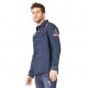 Chemise manches longues homme Von Dutch Harry Bleu