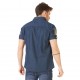 Chemise manches courtes homme Von Dutch Paul Bleu Foncé