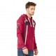 Sweat à capuche zippé homme Von Dutch Olympus Rouge