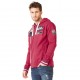 Sweat à capuche zippé homme Von Dutch Olympus Rouge