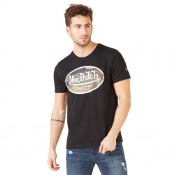 T-shirt homme Von Dutch Aarmy Noir